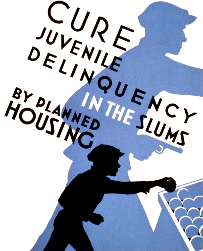 Juvenile Delinquency 1936 Poster Print by Science Source