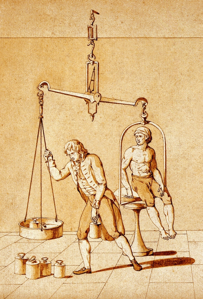 Lavoisier's Respiration Experiments Historical Poster Print