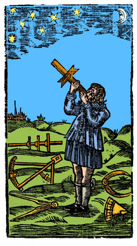 Man Using Navigational Instruments Poster Print showcasing navigational tools and techniques