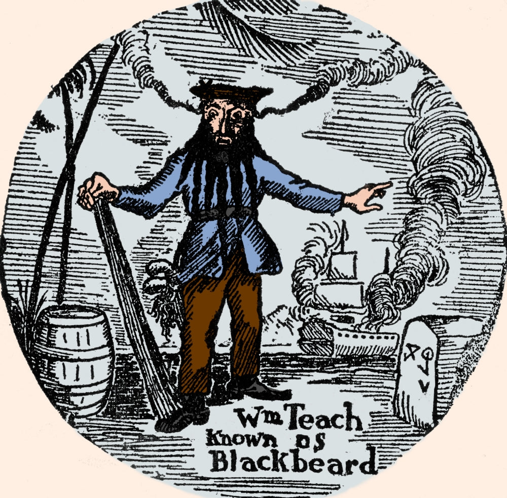 Edward Teach (Blackbeard) Pirate Poster Print by Science Source