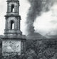 Parcutin Eruption 1943 Poster Print showcasing volcanic activity.