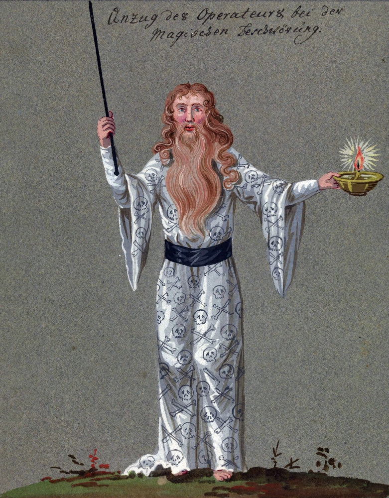 18th Century Wizard Poster Print on premium heavy stock paper.