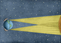 Aurora Borealis Explanation 19th Century Poster Print showcasing the Northern Lights