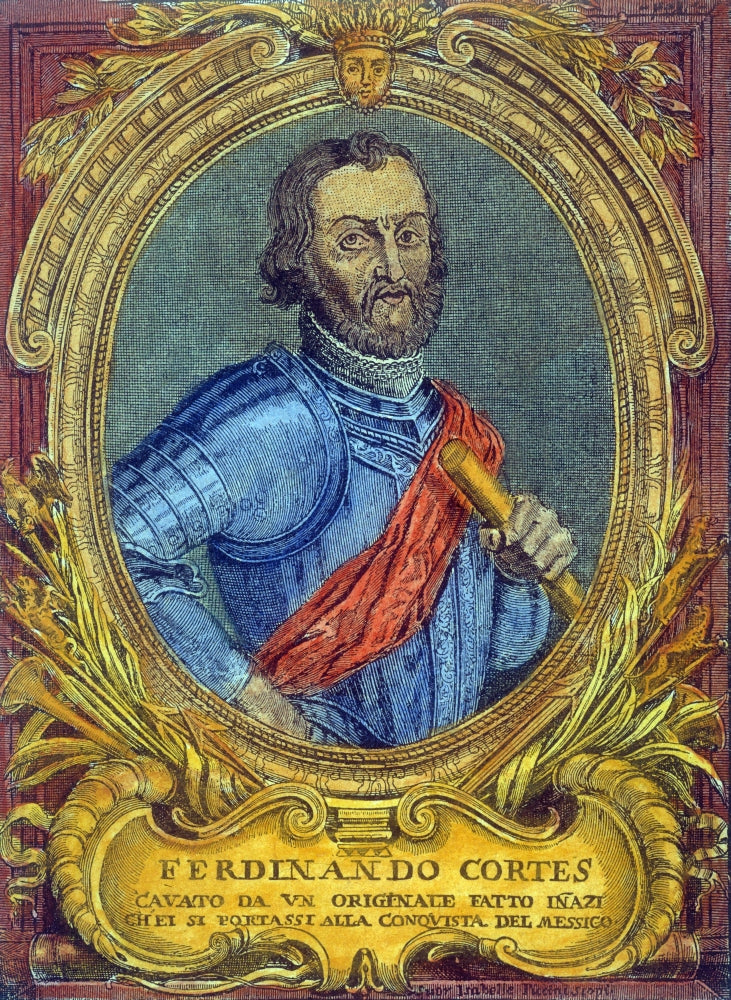 Hernando Cortez Spanish Conquistador Poster Print