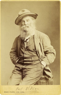 Walt Whitman Poster Print by Mathew Brady, 1870.