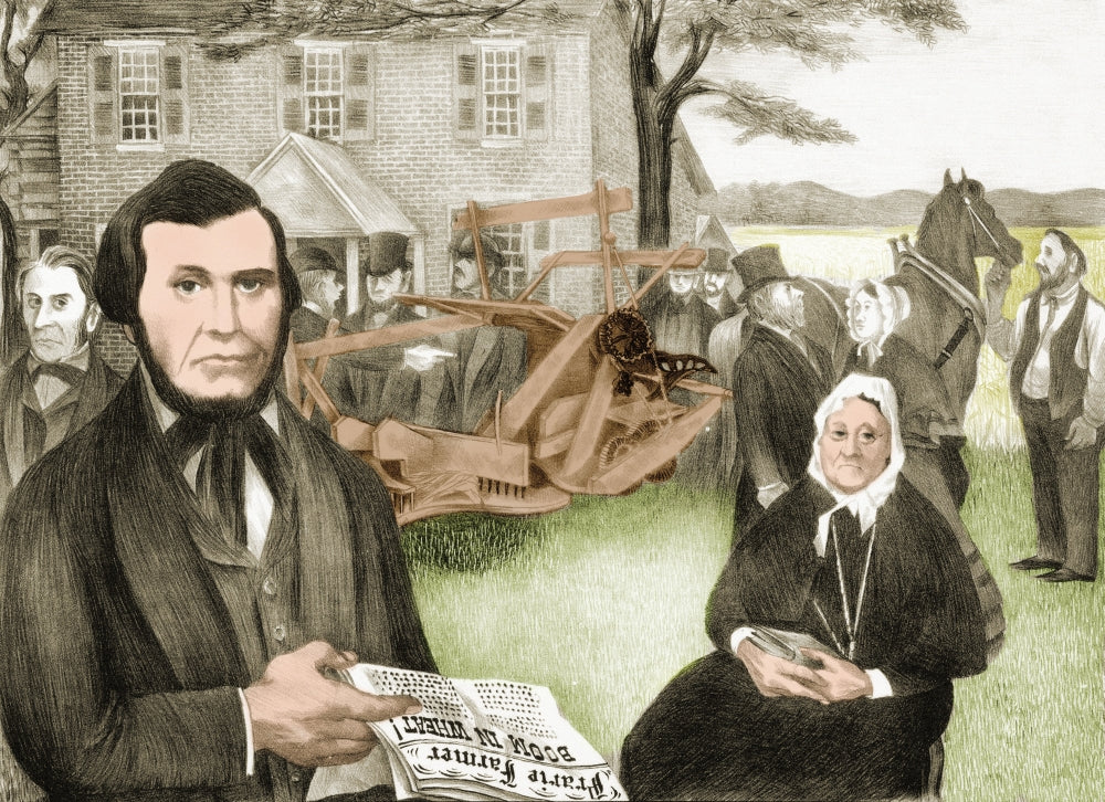 Cyrus McCormick American Inventor Poster Print showcasing innovation