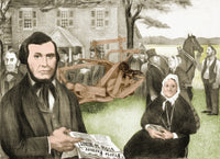 Cyrus McCormick American Inventor Poster Print showcasing innovation