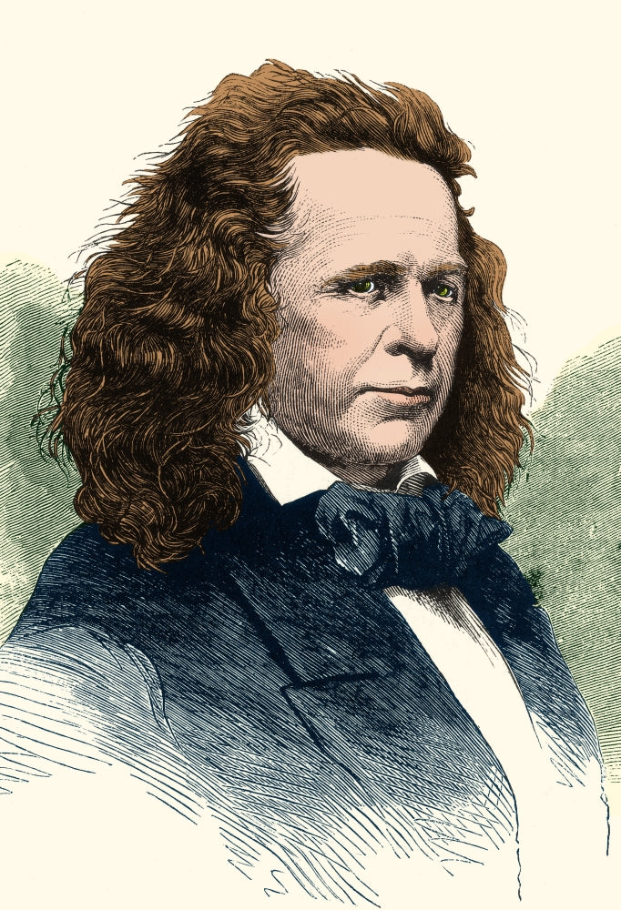 Elias Howe American Inventor Poster Print showcasing creativity and innovation.