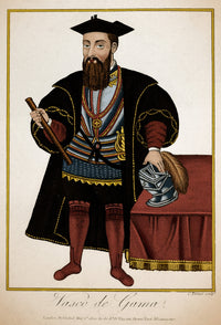 Vasco da Gama Poster Print showcasing the Portuguese explorer's legacy.