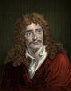 Moliere poster print featuring the celebrated French playwright and actor.