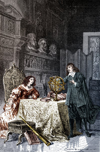 Descartes Teaching Queen Christina 1649 Poster Print