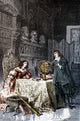 Descartes Teaching Queen Christina 1649 Poster Print
