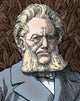 Henrik Ibsen Norwegian Playwright Poster Print