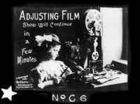 Motion Picture Announcement 1907 Poster Print showcasing early cinema art