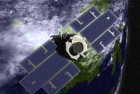 CloudSat Earth Observation Satellite Poster Print showcasing Earth's atmosphere.