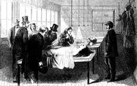 New York City Morgue, Bellevue Hospital, 1866 Poster Print