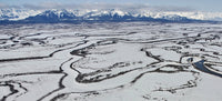 Arctic Alaska in Winter Poster Print showcasing a serene winter landscape.