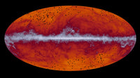 Planck Sky Map Galaxy Clusters Poster Print showcasing cosmic galaxy distribution.