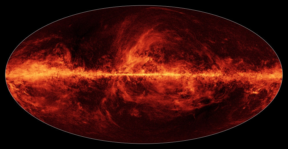 Milky Way Polarized Light Poster Print showcasing celestial beauty.