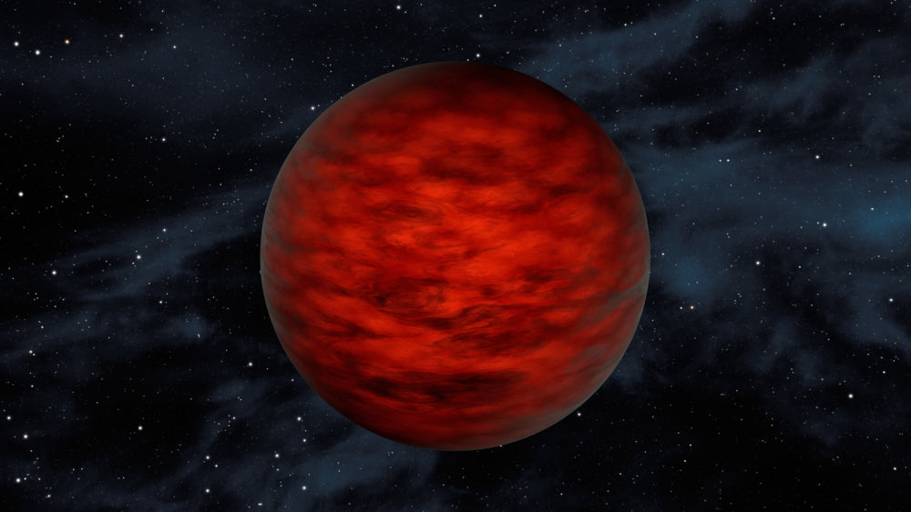 Brown Dwarf Star Poster Print showcasing a celestial body