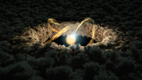 Protoplanetary Disk Poster Print showcasing the formation of planetary systems.