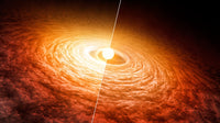 Variable Star FU Orionis Poster Print featuring a detailed celestial design.