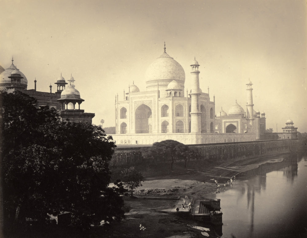 Taj Mahal, Agra, India, 1870 Poster Print showcasing the iconic architecture.