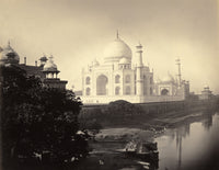 Taj Mahal, Agra, India, 1870 Poster Print showcasing the iconic architecture.