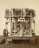 Machine Steam Engine Poster Print from 1875 showcasing industrial design.