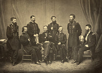 Sherman and His Generals, 1865 poster print showcasing Civil War history.