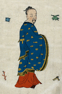 Huangfu Mi Ancient Chinese Physician Poster Print showcasing traditional Chinese medicine.