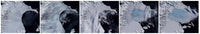 Larsen B Ice Shelf Breaking Away Poster Print showcasing climate change impact.