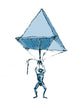 Da Vinci Parachute 1485 Poster Print showcasing Leonardo Da Vinci's design.