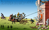 Besson's Fire Engine 1571 Poster Print showcasing historical firefighting technology.
