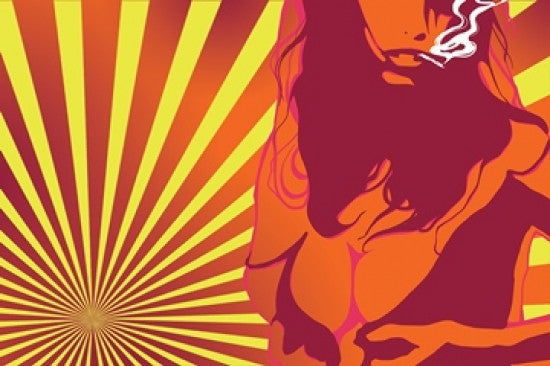Psychedelic Girl Poster Print - 24x36 Rolled Poster