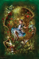 Alice In Wonderland vibrant movie poster print.