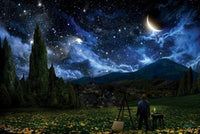 Starry Night Poster Print - 24x36 Rolled Artwork
