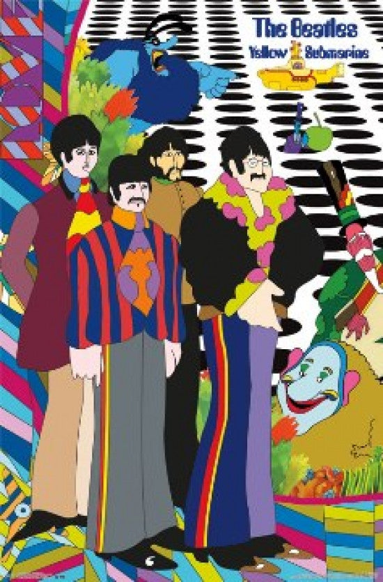 The Beatles Yellow Submarine Rolled Poster Print - 24x36