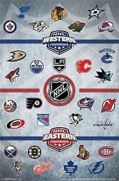 NHL Rolled Poster Print - Perfect for Home or Office Décor