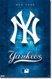 New York Yankees Logo Rolled Poster Print - 24x36