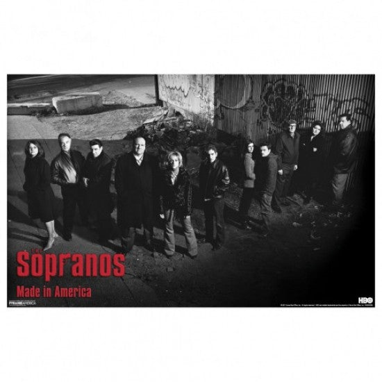 The Sopranos Alleyway Rolled Poster Print - 34x22