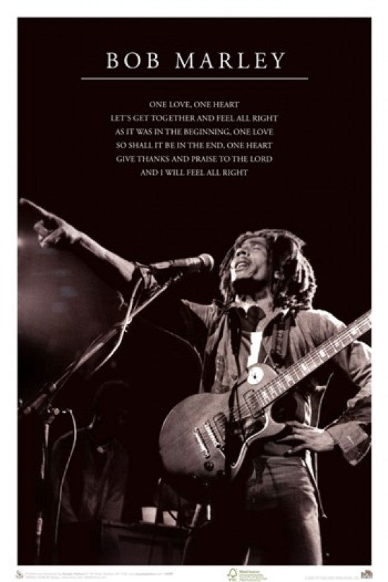 Bob Marley - One Love Rolled Poster Print - 22x34