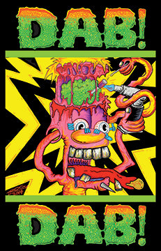 Trog Dab Dab Poster Print featuring whimsical design