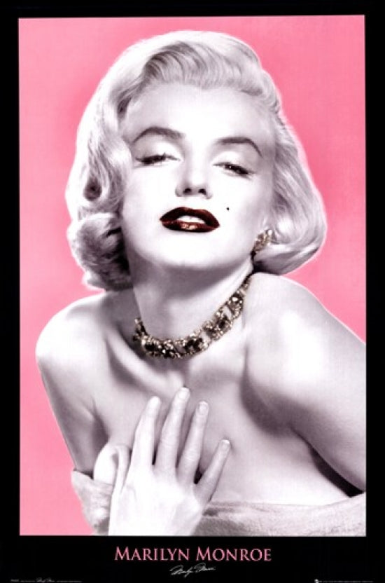 Marilyn Monroe Seduce Poster showcasing classic Hollywood beauty.