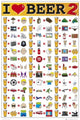 I Love Beer 2 Poster Print (24x36) - Perfect for Home or Office