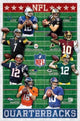 NFL Quarterbacks Rolled Poster Print - 22x34