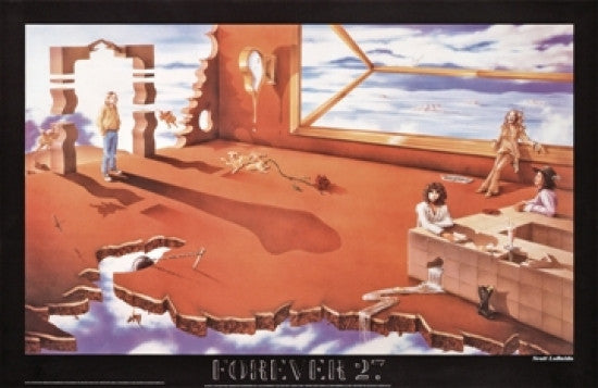 Forever 27 Poster Print by Scott Lobaido - 24x36