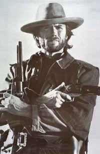 Clint Eastwood Guns Poster Print - 24x36 Rolled Poster