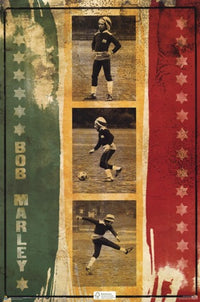 Bob Marley Flag Poster Print - 22x34 Rolled Poster