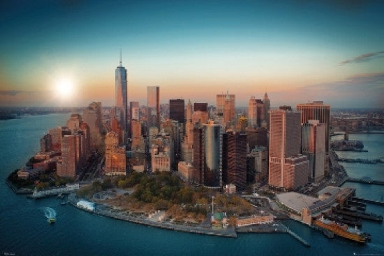 New York City Freedom Tower Color Poster Print